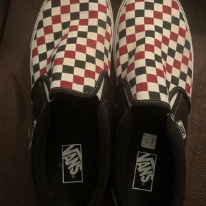 Vans Mens Asher Off The Wall Slip On Skate Shoe size 13